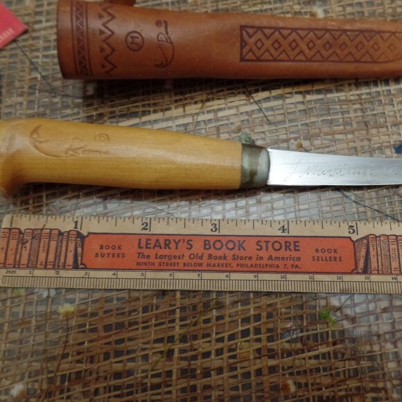 Vintage Rapala Finland J Martiini Small Filet Fish Knife Signed - Picture 15 of 15